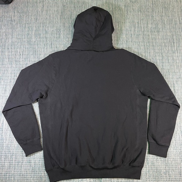 Awake Pullover Black Hoodie Embroidered Mens Sz L New - Picture 3 of 7